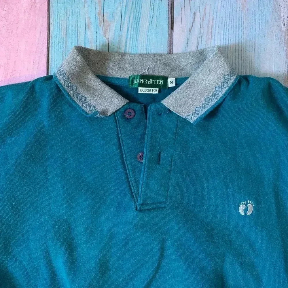 Vintage men’s hang ten collar sweater - Picture 5 of 8